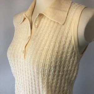 Banana Republic Beaded Knit Top